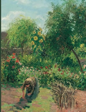 The Artist's Garden at Eragny (1898) by Camille Pissarro